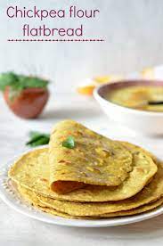Besan Masala Roti Spicy Gram Flour Flat Bread Chickpea Flour Recipes Cooking Recipes Recipes