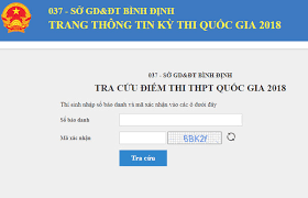 Một số chú ý khi tra cứu điểm thi thpt quốc gia bằng số báo danh. Tra Cá»©u Ä'iá»ƒm Thi Thpt Quá»'c Gia 2018 Táº¡i Binh Ä'á»‹nh Chuáº©n Nháº¥t