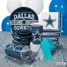 Nfl Dallas Cowboys Party Supplies Dallas Cowboys Party Dallas Cowboys Baby Shower Dallas Cowboys Decor
