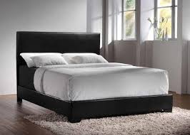 Even smaller beds deserve to be fashionable, and this stylish twin has style to spare. Conner Collection Conner Casual Black Upholstered Twin Bed 300260t Beds Unique Home Furniture