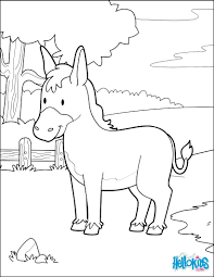 Donkey In The Forest Coloring Page Cute And Amazing Farm Animals Coloring Page Coloriage Animaux Animaux De La Ferme A Colorier Coloriage Animaux De La Ferme