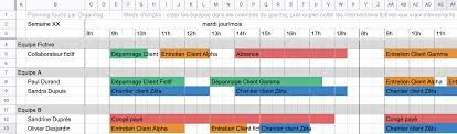 Modèle de Plannings Excel à télécharger [2024]