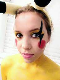 Diy Pokemon Pikachu Costume Maskerix Com Pikachu Makeup Pikachu Costume Fantasy Makeup