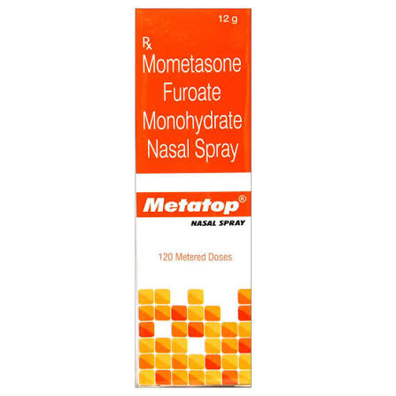 Buy Metatop Nasal Spary 12 gm online | Uses, Side Effects, Price and substitutes | Apollo Pharmacy