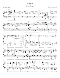 Hollow Knight Hornet Sheet Music For Piano Solo Musescore Com