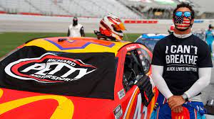 Logano's ford mustang was sent flying into the air after being bumped by fellow driver denny hamlin's car as he. Nascar Car To Carry Black Lives Matter Paint Scheme At Martinsville Race Al Com