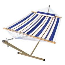 Outsunny outdoor hammock w/ canopy & stand. Hammocks Patio Furniture The Home Depot