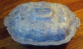 This is a set up using several pieces that were my mom's. Flow Blue History And Value Of Blue And White Antique China Hobbylark