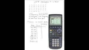 Histograms And Stem And Leaf Plots On Ti83 Ti84 Youtube