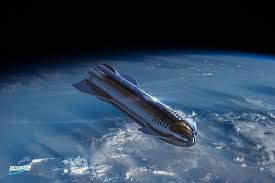 Spacex Starship Orbiting Earth By Gravitation Innovation Spacex Starship Spacex Starship