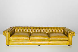 Ester Ledersofa Gelb Chesterfield Sofa Antik Leder Vintage Gelb 4 Sitzer Couch Ledersofa Ledercouch Vintage Gelb