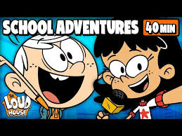 Best Loud House School Adventures! | 40 Minute Compilation | The Loud House  - YouTube
