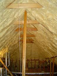 Spray foam insulation is made of two liquid components, which when mixed, create a foam insulation. The 1 Question To Ask Before Putting Spray Foam In Your Attic Energy Vanguard