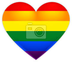 Diese regenbogenflagge besteht aus polyester mit einem gewicht von 80 g/m². Regenbogenflagge Schwul Lgbt Flaggenherz Wandposter Poster Bisexuell Toleranz Nubes Myloview De