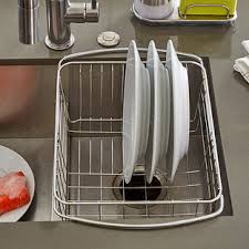 Stainless steel dish drying rack in sink on counter dish drainer removable. Over The Sink Dish Drying Rack Collapsible Stainless Steel Dish Drainer Large Racks Holders Home Garden Worldenergy Ae