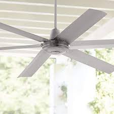 If your fan will be exposed directly to rain, be sure to choose a wet rated ceiling fan.if your fan is in a covered area where it is not in the rain, you can use any outdoor ceiling fan whether it be damp rated or wet rated. 60 Turbina Max Dc Modern Industrial Rustic Indoor Outdoor Ceiling Fan With Remote Control Brushed Nickel