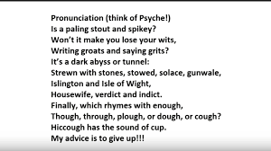 Instead, the word said is pronounced with a short e sound and rhymes with the word bed (as well as the word instead ). If You Can Correctly Pronounce Every Word In This 1920s Poem You Re Among The English Speaking Elite Mental Floss