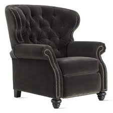 Seating Generously Sized And Upholstered In Faux Mohair With Button Tufting This Beautiful Chair Offers Furniture Affordable Modern Furniture Recliner Chair