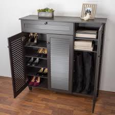 Eero wifi stream 4k video in every room. Baxton Studio Abelard 45 In Dark Brown Wood Shoe Storage Cabinet 28862 5308 Hd The Home Depot In 2020 Wood Shoe Storage Shoe Storage Cabinet Shoe Storage Porch