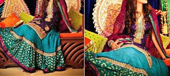 Mehndi Color Combinations Pakistani Bridal Couture Indian Bridal Wear Mehndi Dress