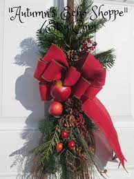 Christmas Cinnamon Broom Decorated Cinnamon Broom Door Etsy Christmas Decorations Cinnamon Broom Country Christmas