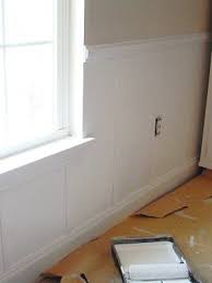 The texture and visual interest can bring a before you purchase the chair rail you need to measure the room to know just how many feet. My Cottage Charm Board And Batten On The Cheap Wall Paneling Faux Wainscoting Decorative Wall Panels