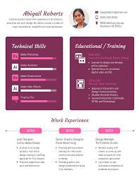 Access to dozens of professional and creative resume templates. Free Resume Cv Maker Get Started In Minutes Infographic Resume Infographic Resume Template Online Resume Design