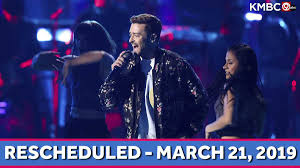Justin Timberlake Postpones Kc Concert At Sprint Center Due