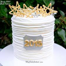 Happy New Year 2015 Cake Tutorial Blog New Year S Cake New Year Cake Designs New Year Cake Decoration
