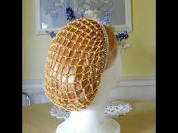 Net Cotton Beaded Hair بندانة شبكة الشعر بالعقيق بالكروشيه Youtube In 2020 Handmade Diy Crochet Crochet