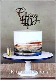 A minimalist design doesn't just mean white. 280 Cakes For Men Ideas Cakes For Men Cupcake Cakes Cake Decorating