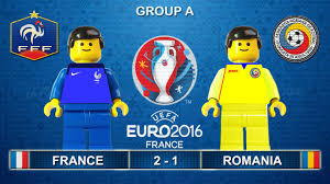 Gratuitement regarder tous les scores de foot en direct live des. Euro 2016 France Vs Romania 2 1 Opening Match Lego Football Highlights France Roumanie Youtube