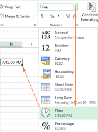 A Quick Way To Apply The Default Time Format In Excel Text Time Double Quote Excel