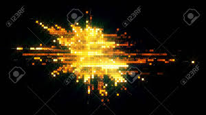 Led Light Luma Effect Future Tech Glare Cubes Digital Signal Stock Photo Picture And Royalty Free Image Image 136109306