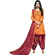 Ladyline Kora Silk Handwork Salwar Kameez With Jacquard Dupatta Ready To Wear Salwar Suit Indian Ready To Wear How To Wear Dress Materials