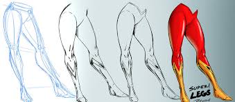 How to draw anime legs and feet. Legs Fighting On The Spot How To Draw Anime Legs