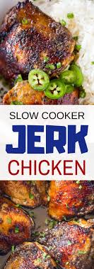 Slow Cooker Jerk Chicken Slow Cooker Jerk Chicken Easy Jerk Chicken Recipe Chicken Slow Cooker Recipes