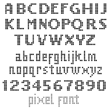 To highlight text, slide blue brackets left/right/up/down. Pixel Font Stock Vector Illustration Of Design Retro 63700751