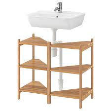 Our new sink set will fit perfectly with any bathroom décor. Ragrund Tyngen Sink Shelf Corner Shelf Bamboo Pilkan Faucet Ikea