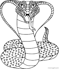 Printable king cobra coloring pages for kids. Cobra Coloring Page Coloring Books Related