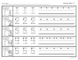 Handwriting Numbers 1 5 Free Printable Numbers Preschool Handwriting Numbers Kindergarten Math
