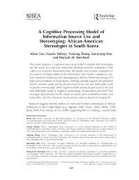 See what radzlan (radzlanradzi46) has discovered on pinterest, the world's biggest collection of ideas. Pdf A Cognitive Processing Model Of Information Source Use And Stereotyping African American Stereotypes In South Korea