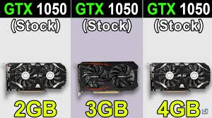 Nvidia Geforce Gtx 1050 2gb Vs 1050 3gb Vs 1050 Ti 4gb What Should You Buy