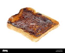 Premium Photo | Buttered Toast With Marmite Uk On Transparent Background