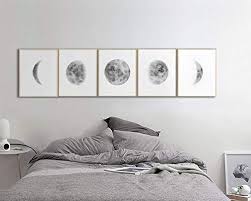 I initially only ordered one but i ended up buying a second because it looked so good. Amazon Com Wall Art For Bedroom Moon Phases Wall Art Print Bedroom Wall Decor Schlafzimmer Wandkunst Kunst Furs Schlafzimmer Inneneinrichtung Schlafzimmer