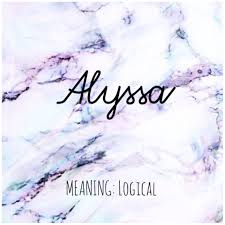Alyssa Names Alyssa Babynames Names With Meaning Baby Names And Meanings Baby Names
