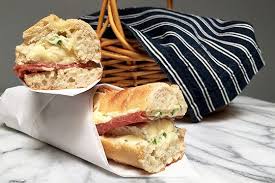 French Baguette Sandwich With Brie Du Pommier Recipe Sandwiches Easy Sandwich Recipes Baguette Sandwich