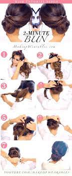 Easy Diy Hairstyle Tutorials Makeupwearables Hairstyles Hair Styles Hair Bun Tutorial Bun Hairstyles For Long Hair