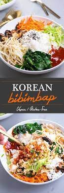 Vegan Korean Bibimbap Resep Masakan Korea Masakan Dan Resep Makanan Korea