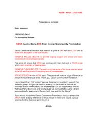 47 Free Press Release Templates Free Template Downloads
